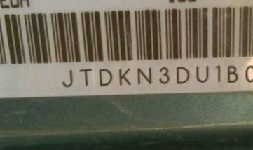 VIN JTDKN3DU1B0324005