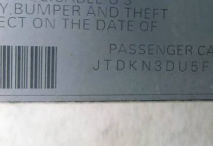 VIN JTDKN3DU5F1918497