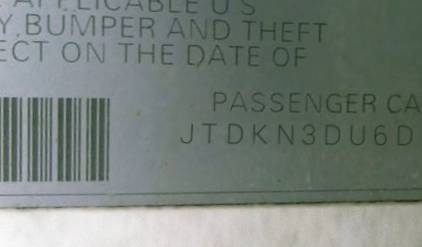 VIN JTDKN3DU6D1714790