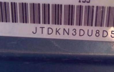 VIN JTDKN3DU8D5554369