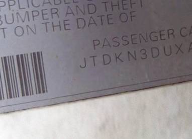 VIN JTDKN3DUXA0058188