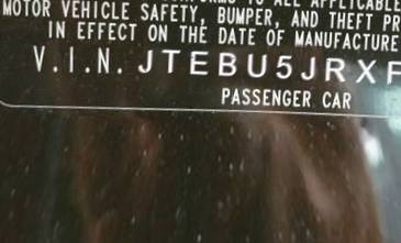 VIN JTEBU5JRXF5243345