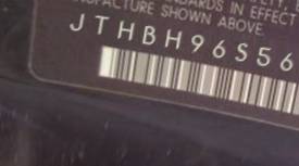 VIN JTHBH96S565029941