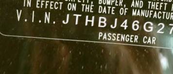 VIN JTHBJ46G272108246