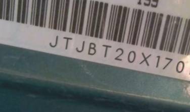 VIN JTJBT20X170148383