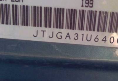 VIN JTJGA31U640021940