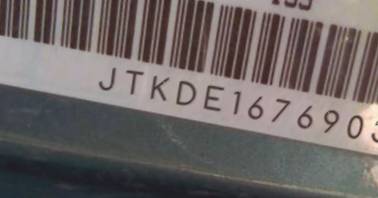 VIN JTKDE167690302167