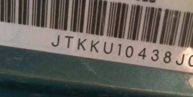 VIN JTKKU10438J006461