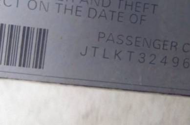 VIN JTLKT324964102324
