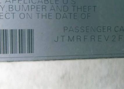 VIN JTMRFREV2FJ019117