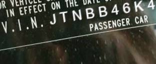 VIN JTNBB46K473037091