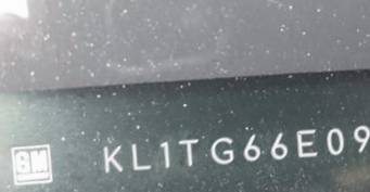 VIN KL1TG66E09B625781