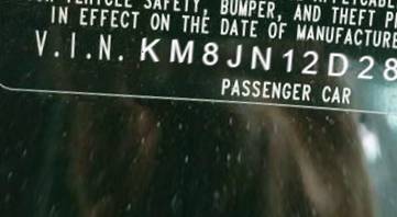 VIN KM8JN12D28U894255