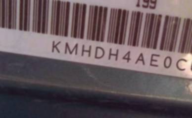 VIN KMHDH4AE0CU222610