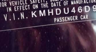 VIN KMHDU46D98U284638