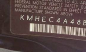 VIN KMHEC4A48BA001556