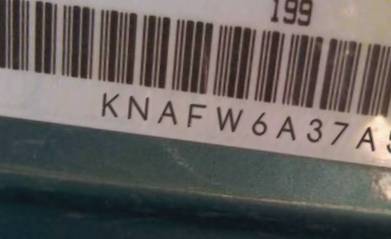 VIN KNAFW6A37A5175013