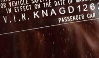 VIN KNAGD126245363853