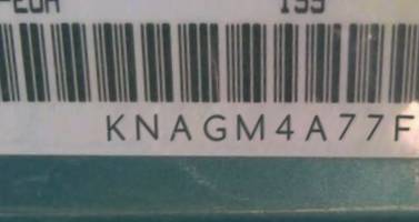 VIN KNAGM4A77F5636039
