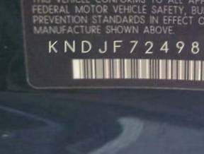 VIN KNDJF724987537397