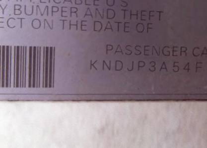 VIN KNDJP3A54F7171670