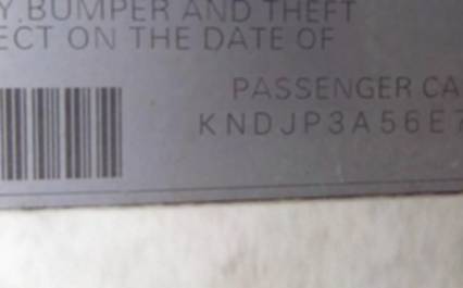 VIN KNDJP3A56E7055434