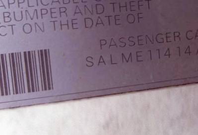 VIN SALME11414A155160