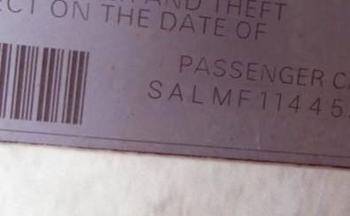 VIN SALMF11445A183968