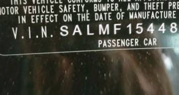 VIN SALMF15448A272924