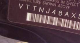 VIN VTTNJ48AX52101708