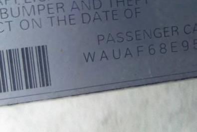 VIN WAUAF68E95A514756