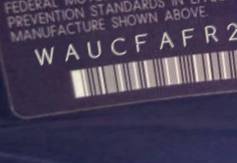 VIN WAUCFAFR2DA041427