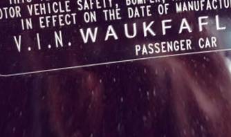 VIN WAUKFAFL5BN051673