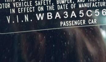 VIN WBA3A5C56DF360095