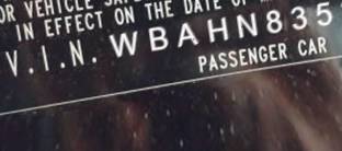 VIN WBAHN83536DT36377