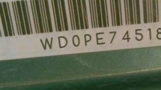 VIN WD0PE745185255521