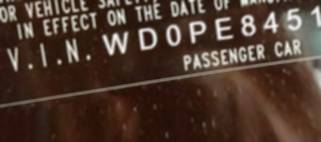 VIN WD0PE845175221633