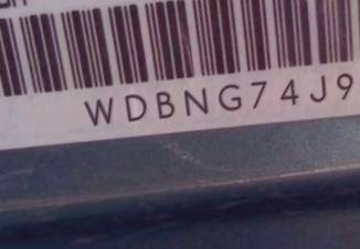 VIN WDBNG74J95A435290