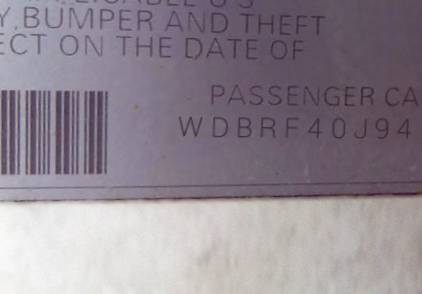 VIN WDBRF40J94F530880