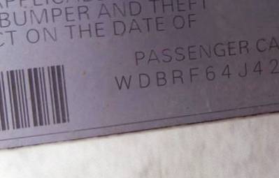 VIN WDBRF64J42F280600