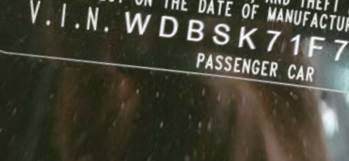 VIN WDBSK71F77F132239