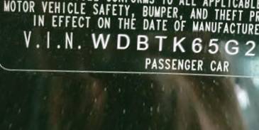 VIN WDBTK65G24T031818
