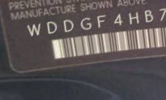 VIN WDDGF4HB7DA748065