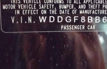 VIN WDDGF8BB6CR192508
