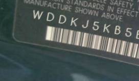 VIN WDDKJ5KB5EF238423