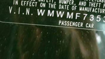 VIN WMWMF73539TW81585