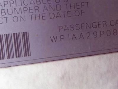 VIN WP1AA29P08LA25874