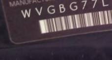 VIN WVGBG77L35D004553