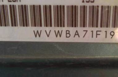 VIN WVWBA71F19V020369