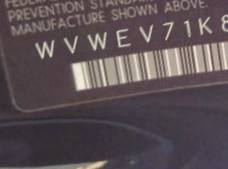 VIN WVWEV71K86W099057